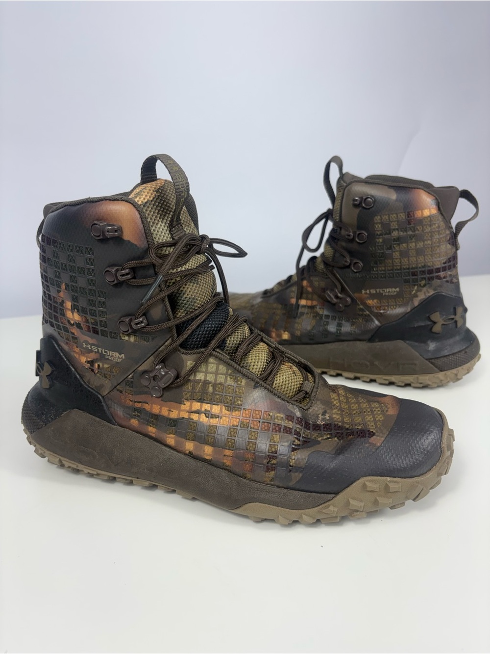 Men's Under Armour Camo HOVR Dawn Waterproof 2.0 Boots